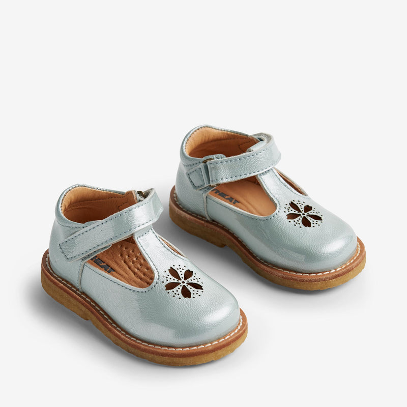 Wheat Footwear Mary Jane Asta Crepe 4030 light blue