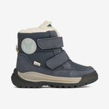 Wheat Footwear Millas Double Velcro Tex Winter Footwear 1432 navy