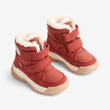 Wheat Footwear Millas Double Velcro Tex Winter Footwear 2072 red