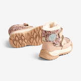 Wheat Footwear Millas Double Velcro Tex Print Winter Footwear 2031 rose dawn