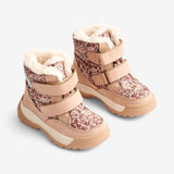 Wheat Footwear Millas Double Velcro Tex Print Winter Footwear 2031 rose dawn