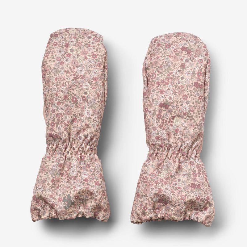 Wheat Outerwear Mittens Monta Accessory 2036 rose dust flowers