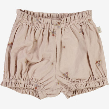 Wheat Main  Nappy Pants Angie Shorts 9202 embroidery flowers