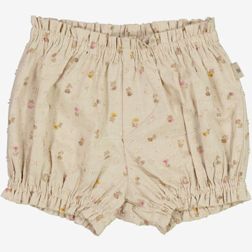 Wheat Main  Nappy Pants Angie Shorts 5058 fossil flowers dot
