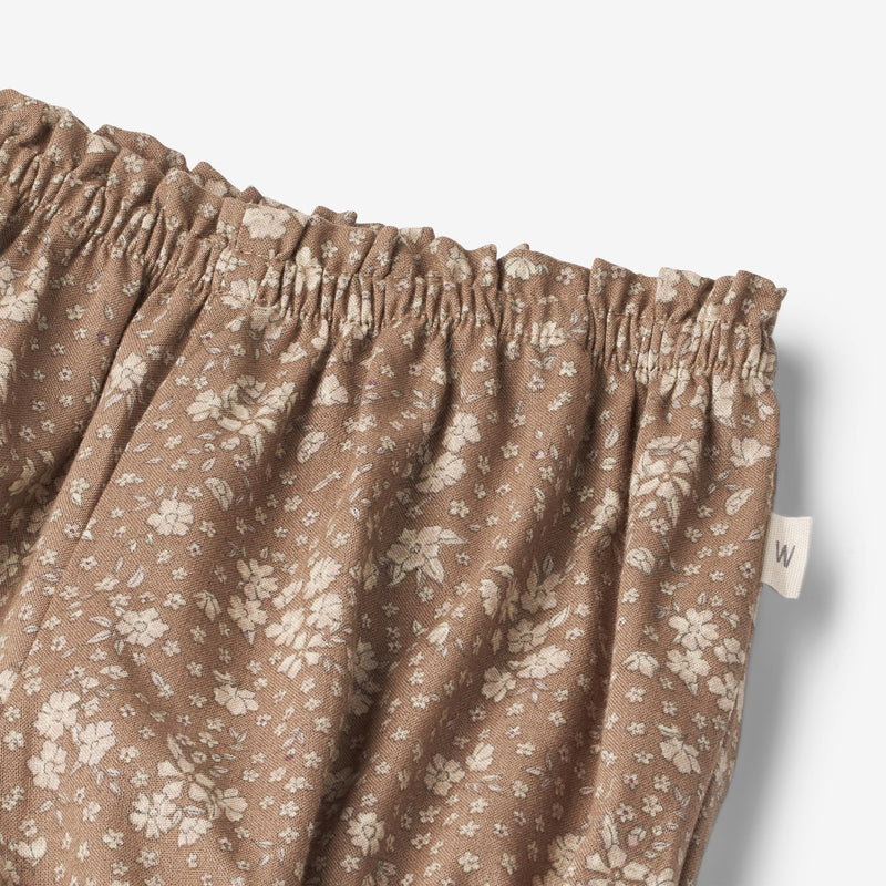 Wheat Main Nappy Pants Angie | Baby Shorts 9502 cocoa brown flowers