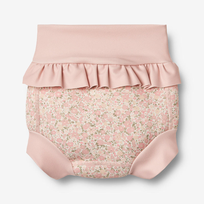 Wheat Main Neoprene Swim Pants Rita Swimwear 9427 ivory flower meadow
