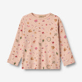 Wheat Main Nightwear Picoting Mila Home 9589 rose dust holiday