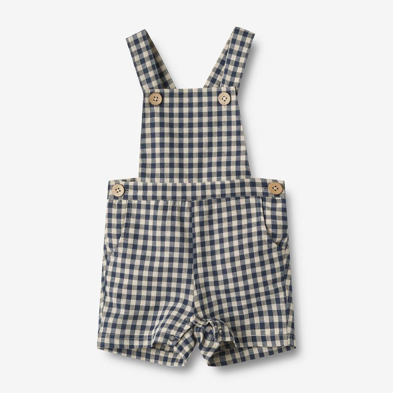 Wheat Main Overall Erik Suit 1306 blue check