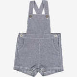 Wheat Overall Erik | Baby Suit 1197 navy denim stripe