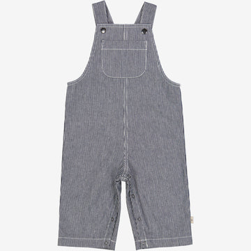 Wheat Main  Overall Issey | Baby Trousers 1197 navy denim stripe