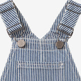 Wheat Main Overalls Shorts Lykke Overall 1185 denim stripe