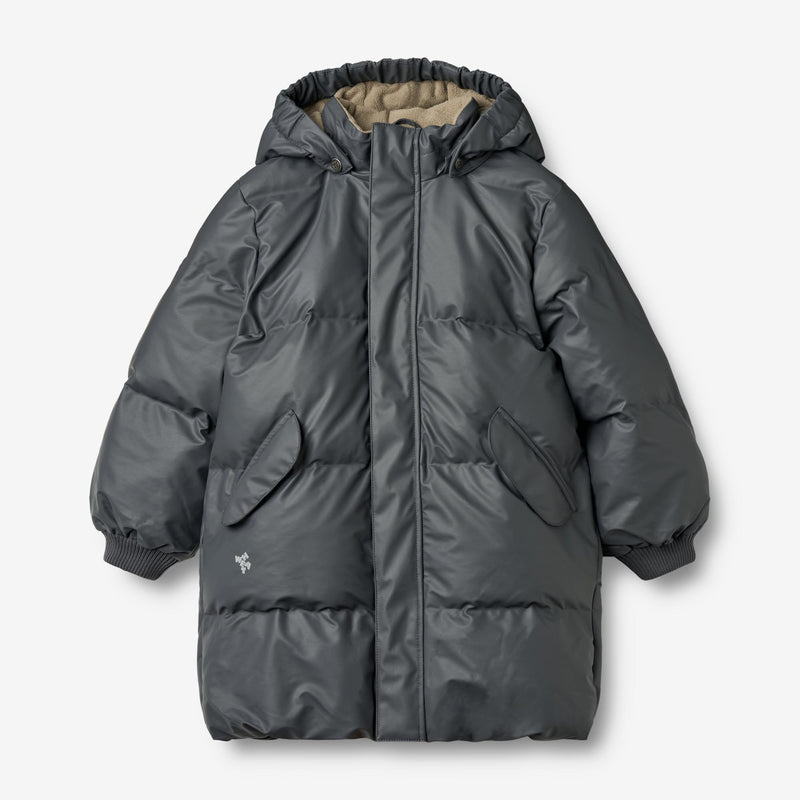 PU Puffer Jacket Coast - greyblue – Wheat.eu