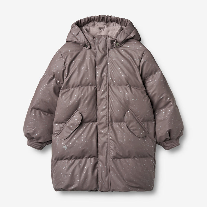 PU Puffer Jacket Coast - purple stone stars – Wheat.eu