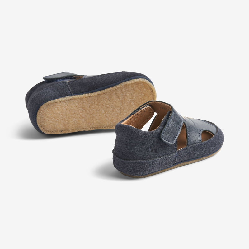 Wheat Footwear Pax Indoor Sandal | Baby Indoor Shoes 1432 navy