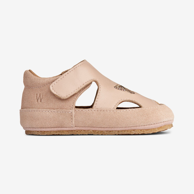 Wheat Footwear Pax Indoor Sandal | Baby Indoor Shoes 9009 beige rose