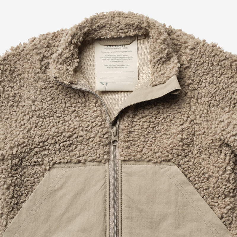 Wheat Outerwear Pile Jacket Tiko Pile 3239 beige stone