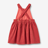 Wheat Main Pinafore Agnes Dress 1037 raspberry
