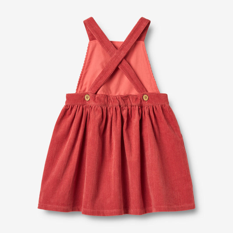 Pinafore Agnes - raspberry – Wheat.eu
