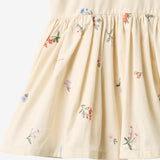 Wheat Main Pinafore Wrinkle Sienna Dress 9644 ivory embroidery flowers