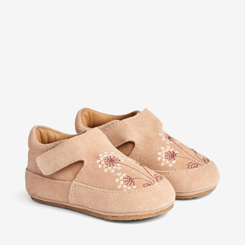 Wheat Footwear Pixi Indoor Shoe | Baby Indoor Shoes 2031 rose dawn