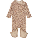 Wheat Wool Plain Wool Jumpsuit Jumpsuits 3208 khaki wild life