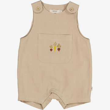 Wheat Main  Playsuit Elif Embroidery | Baby Suit 3097 dark sand 