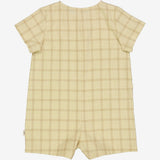 Wheat Main  Playsuit Niller | Baby Suit 9108 buttermilk check