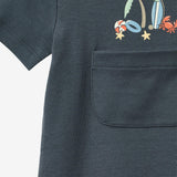Wheat Main Playsuit S/S Per Playsuit 1060 ink