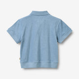 Wheat Main Polo T-shirt Marlo T-Shirt 1260 faded denim