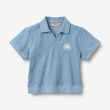 Wheat Main Polo T-shirt Marlo T-Shirt 1260 faded denim