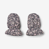 Wheat Outerwear Puffer Baby Mittens Muffu Accessory 9670 dark charcoal flowers