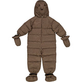 Wheat Outerwear Puffer Baby Suit Snowsuit 3001 brown check