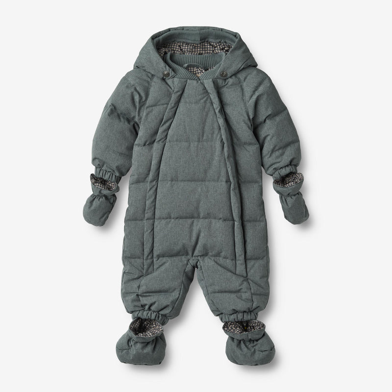 Puffer Baby Suit Edem ink melange –