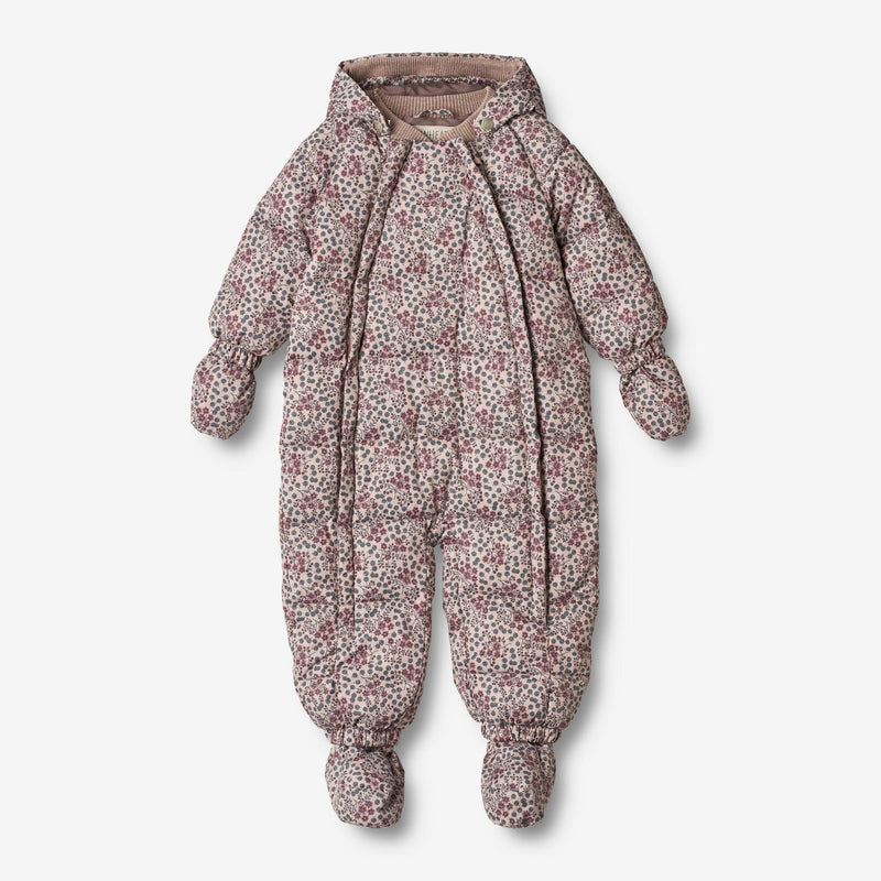 Wheat Outerwear Puffer Baby Suit Edem | Baby Snowsuit 1352 pale lilac berries