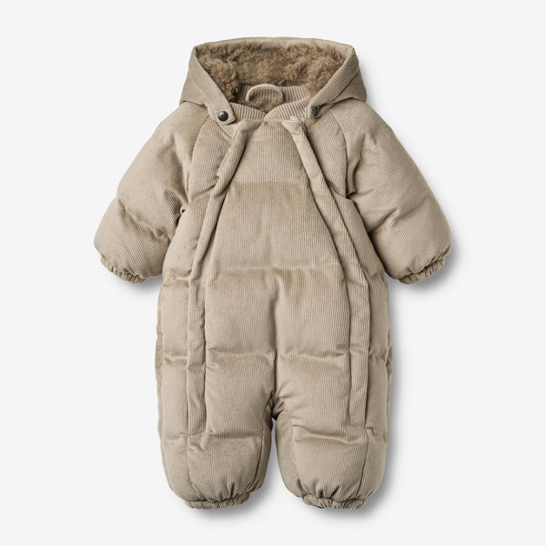 Wheat Outerwear Puffer Baby Suit Nallo Outdoor Suit 0099 grey stone