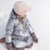 Wheat Outerwear Puffer Coat Luna Jacket 9538 silver flower meadow