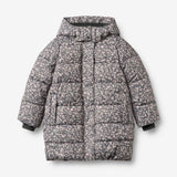 Wheat Outerwear Puffer Coat Yrsa Jacket 9670 dark charcoal flowers