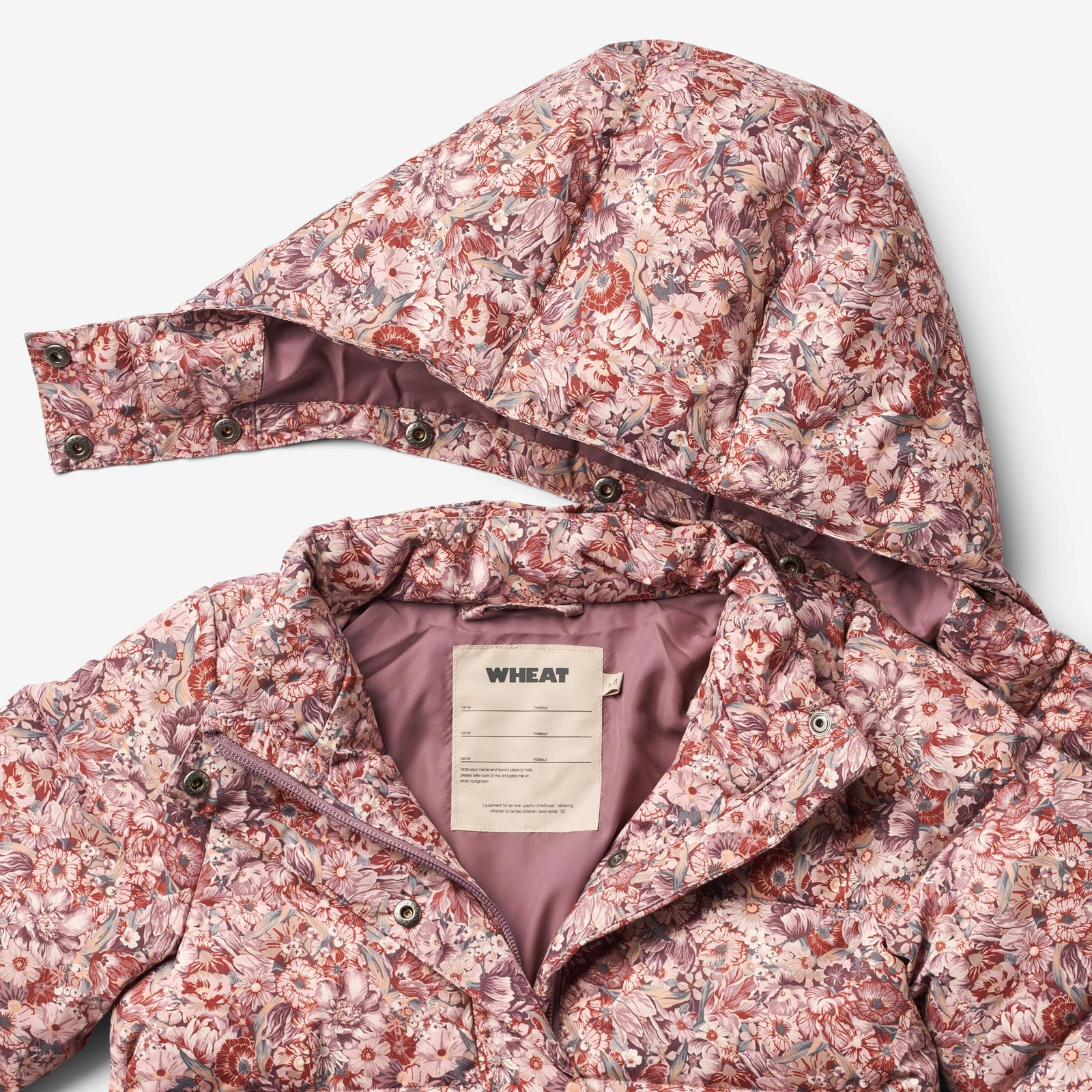 Puffer Coat Yrsa - flowers in plenty – Wheat.eu Puffer Coat Yrsa - flowers in plenty – Wheat.eu