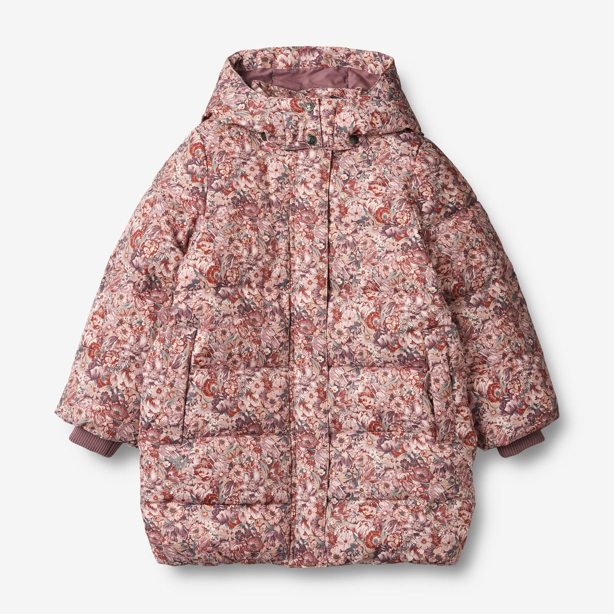 Floral down coat hotsell