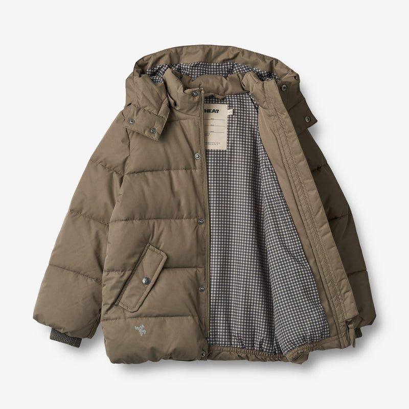 Puffer Jacket Gael dry wood Wheat.eu