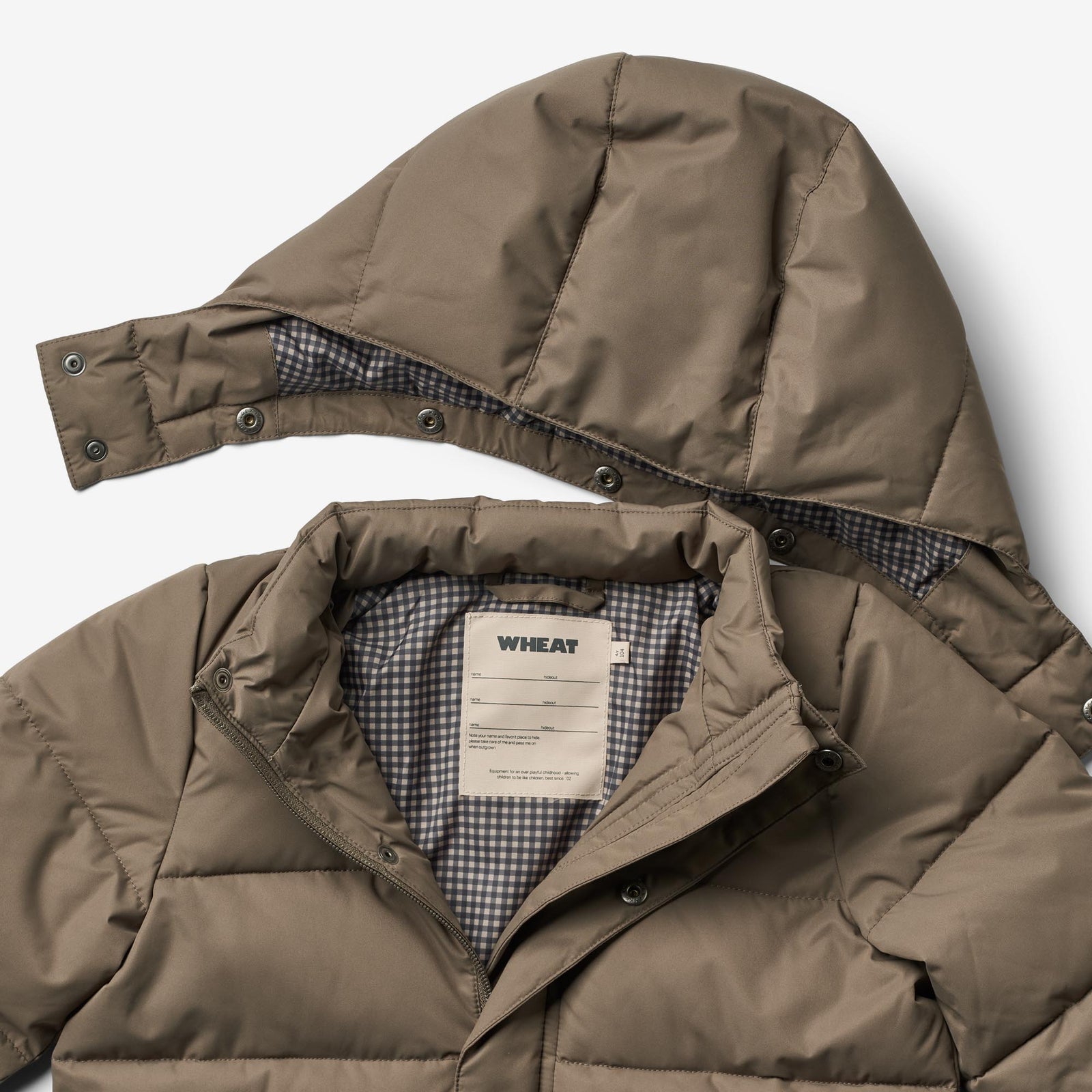 Puffer Jacket Gael dry wood – - Main Image