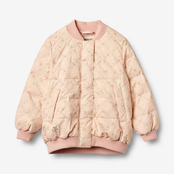 Wheat Outerwear Puffer Jacket Lotte Jacket 9523 rose checked flowers