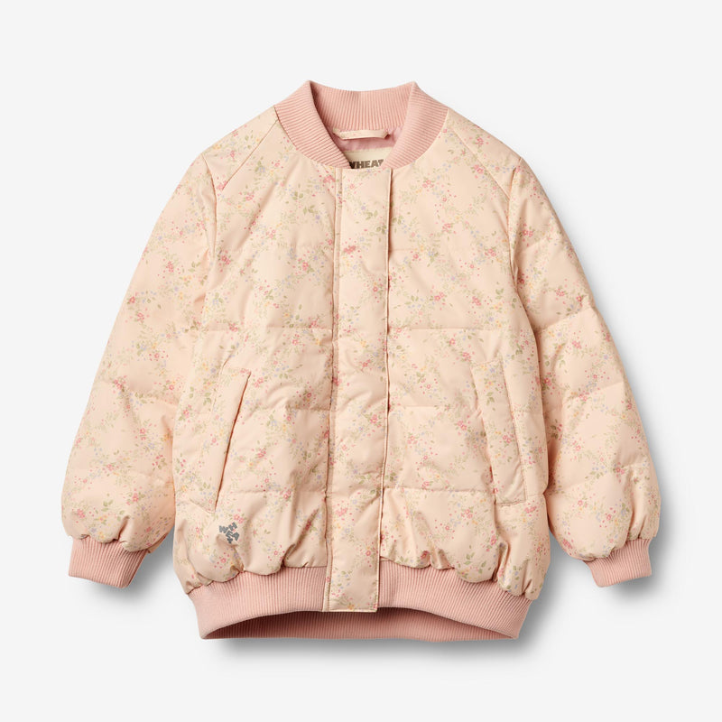 Puffer Jacket Lotte rose checked flowers - Main Image