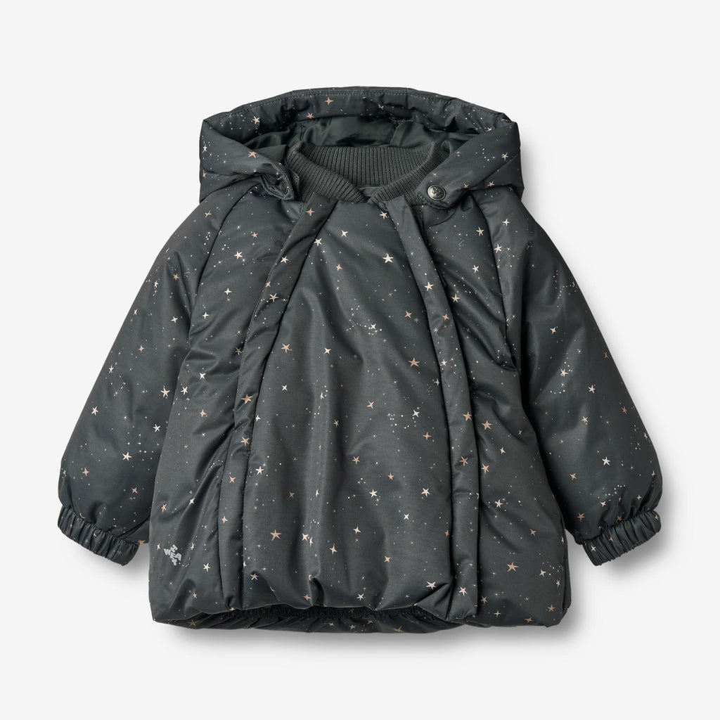 Puffer Jacket Morgen - black sea stars – Wheat.eu