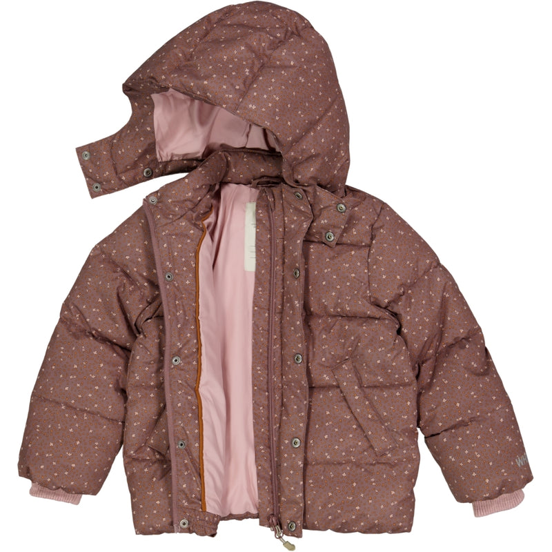 Wheat Outerwear Puffer Jacket River Jackets 2449 powder plum dots