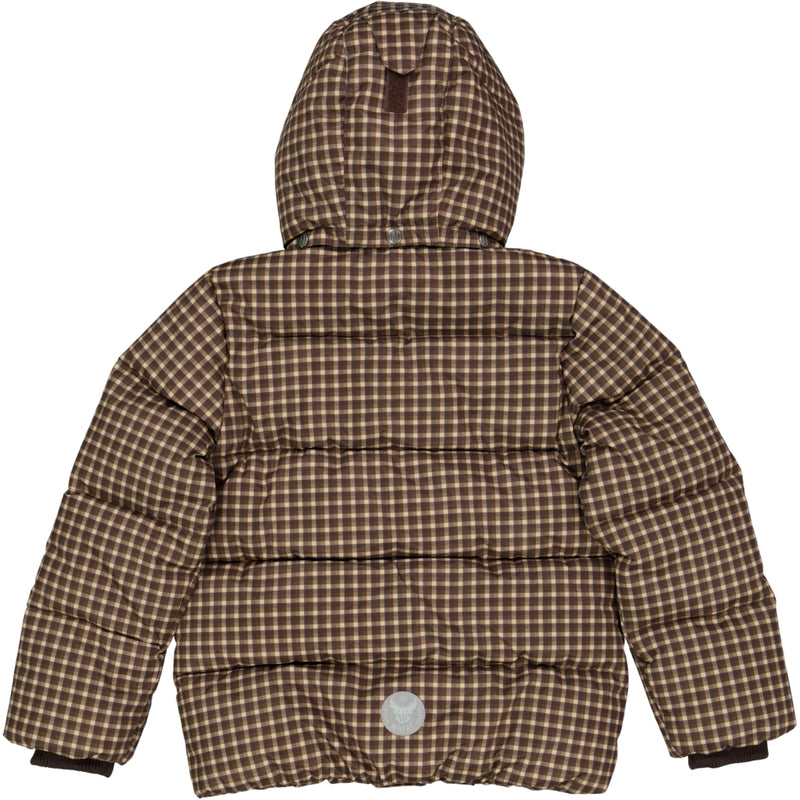 Wheat Outerwear Puffer Jacket River Jackets 3001 brown check