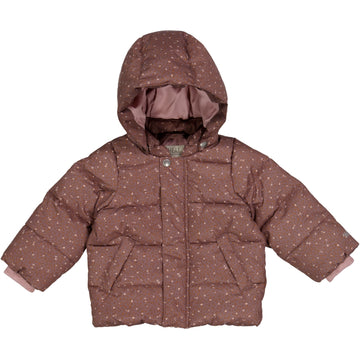 Wheat Outerwear Puffer Jacket River Jackets 2449 powder plum dots