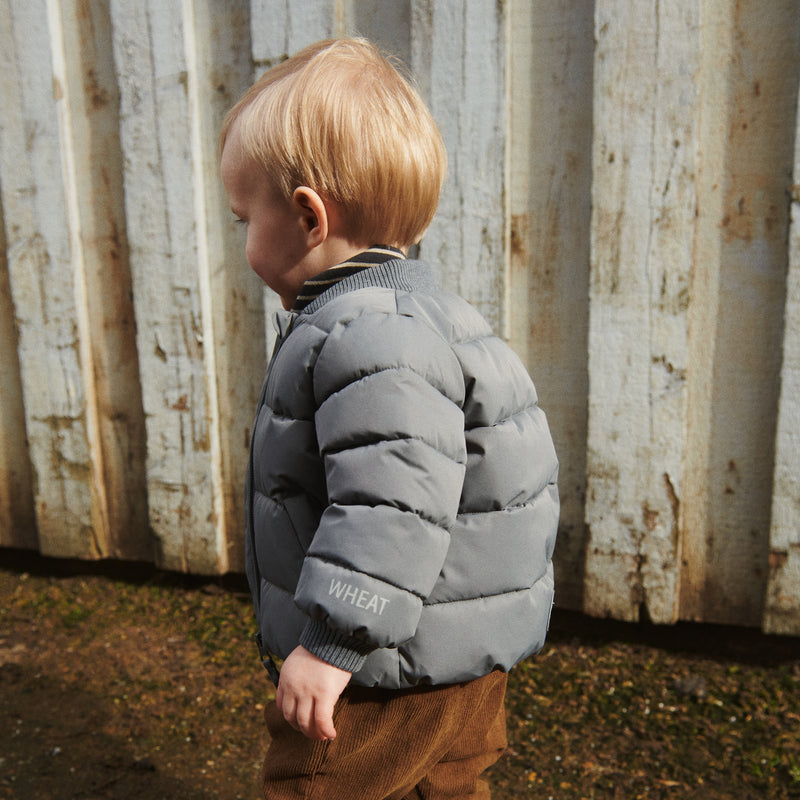 Wheat Outerwear Puffer Jacket Yuri | Baby Jackets 1525 autumn sky