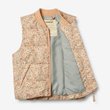 Wheat Outerwear Puffer Waistcoat Andre Jacket 2359 pink sand flowers