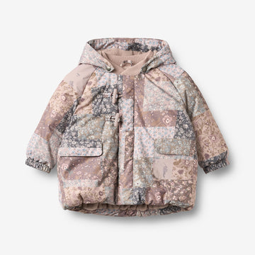 Wheat Outerwear Puffer jacket Billo Jacket 9618 patchwork flowers